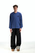 BEASTER Ghost Face Fun Print Casual Sweatshirt